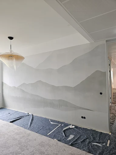 Tapezierung Berglandschaft